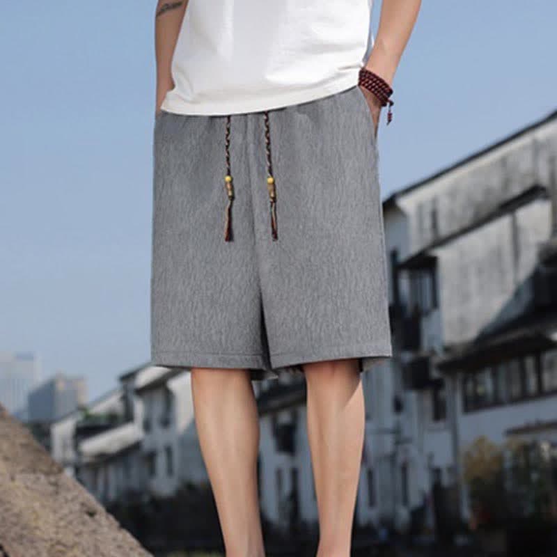 Buddha Stones Sommer-Freizeit-Bermudashorts mit Kordelzug und Taschen für Herren - Dunkelgrau - US/UK/AU46, EU56 (5XL) - image 23