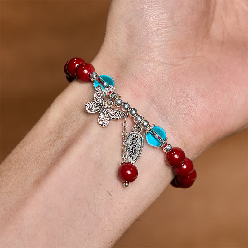 Buddha Stones Armband aus Zinnoberkupfer mit Schmetterlingsmotiv - image 9