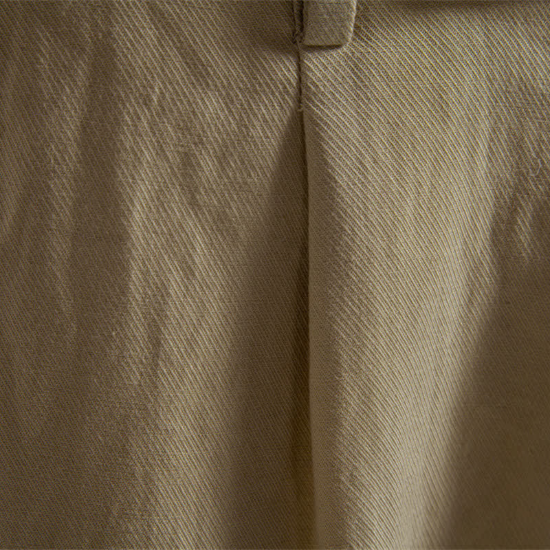 Buddha Stones Sommer-Freizeit-Bermudashorts für Herren mit Reißverschluss, Knöpfen und Taschen - image 6