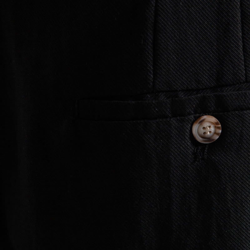 Buddha Stones Sommer-Freizeit-Bermudashorts für Herren mit Reißverschluss, Knöpfen und Taschen - image 15