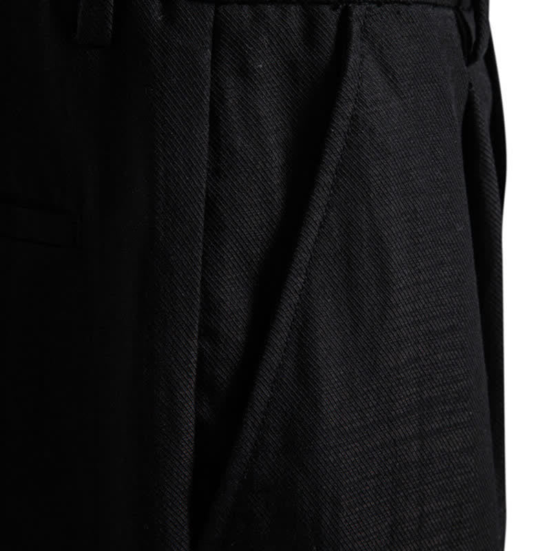Buddha Stones Sommer-Freizeit-Bermudashorts für Herren mit Reißverschluss, Knöpfen und Taschen - image 17