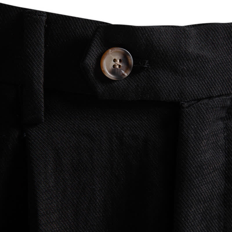 Buddha Stones Sommer-Freizeit-Bermudashorts für Herren mit Reißverschluss, Knöpfen und Taschen - image 14