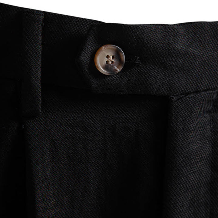 Buddha Stones Sommer-Freizeit-Bermudashorts für Herren mit Reißverschluss, Knöpfen und Taschen - image 14