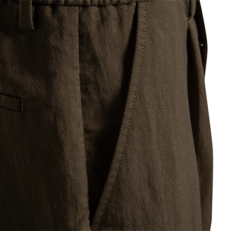 Buddha Stones Sommer-Freizeit-Bermudashorts für Herren mit Reißverschluss, Knöpfen und Taschen - image 27