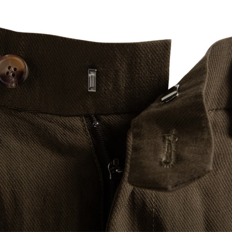 Buddha Stones Sommer-Freizeit-Bermudashorts für Herren mit Reißverschluss, Knöpfen und Taschen - image 25