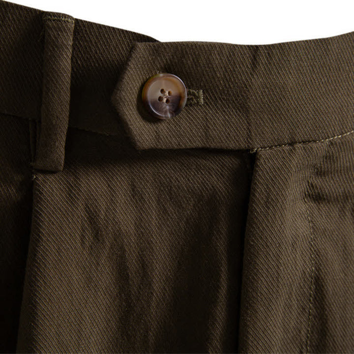 Buddha Stones Sommer-Freizeit-Bermudashorts für Herren mit Reißverschluss, Knöpfen und Taschen - image 23