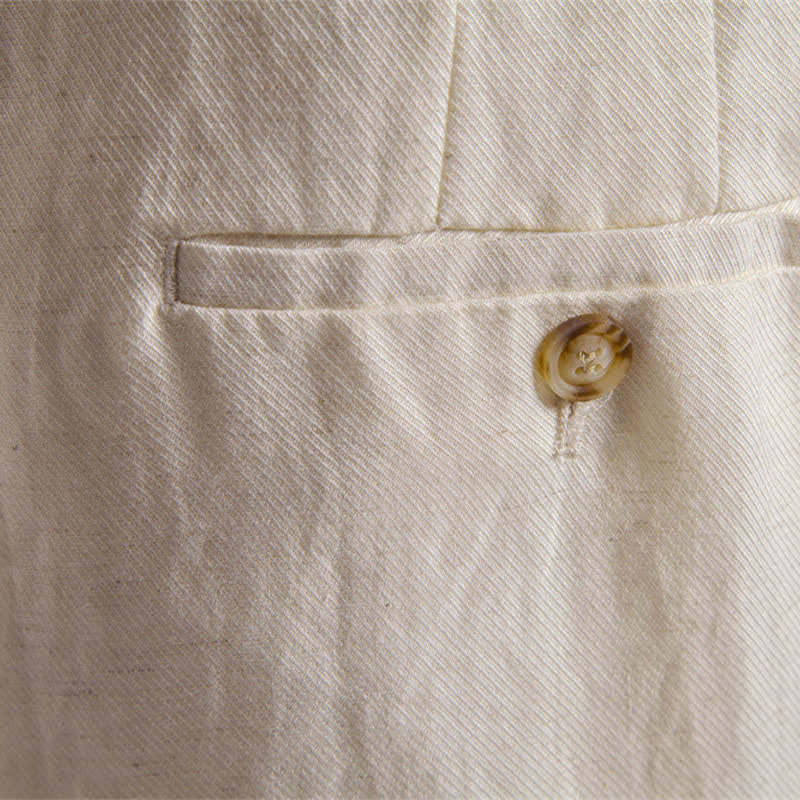 Buddha Stones Sommer-Freizeit-Bermudashorts für Herren mit Reißverschluss, Knöpfen und Taschen - image 40