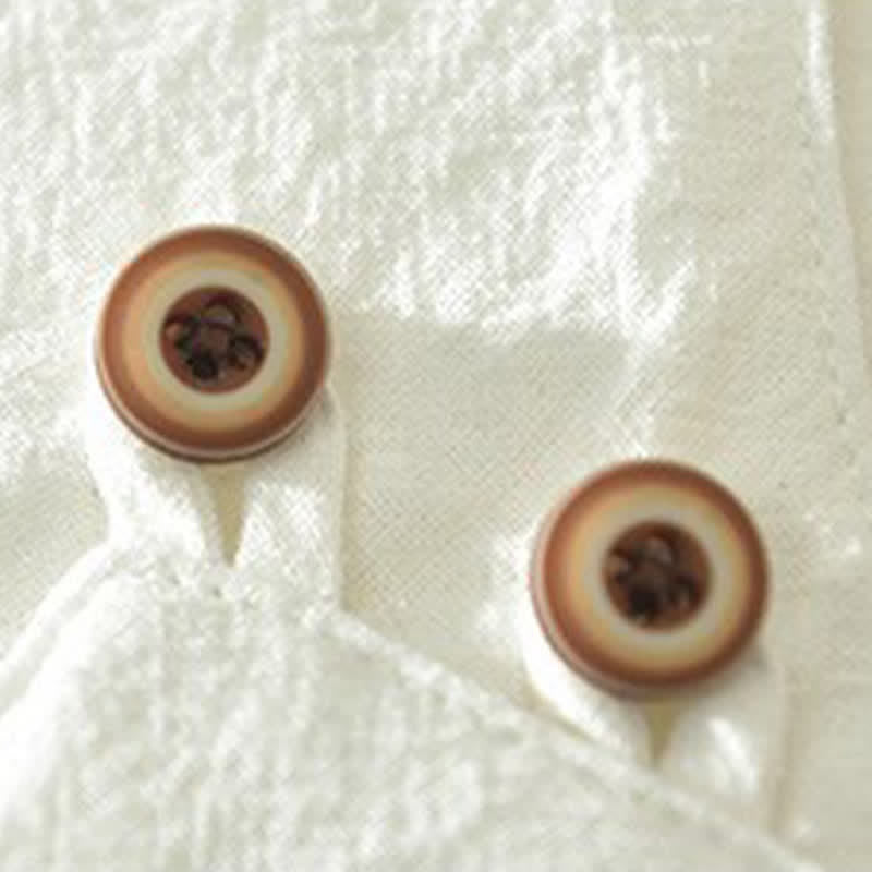 Buddha Stones Lässiges, asymmetrisches Kurzarmhemd für Herren mit V-Ausschnitt und Knopfleiste – perfekt für den Sommer. - image 16