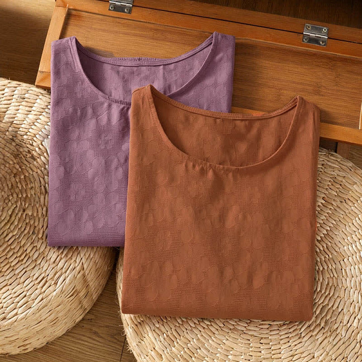 Buddha Stones Lässiges, ärmelloses Damen-Tanktop mit Seitenschlitz und Blumenmuster - image 15