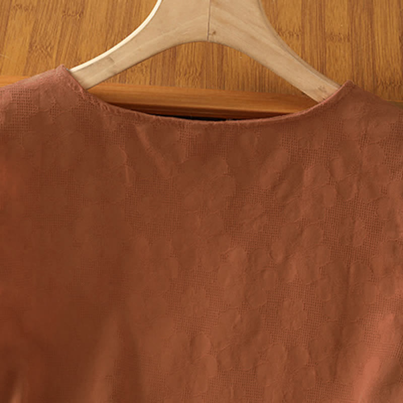 Buddha Stones Lässiges, ärmelloses Damen-Tanktop mit Seitenschlitz und Blumenmuster - image 5