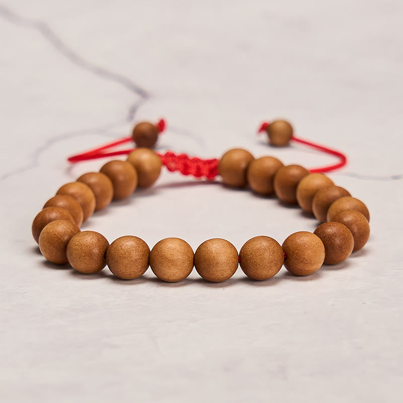 Buddha Stones Erdendes Sandelholz-Armband aus tibetischen Sandelholzperlen - image 4