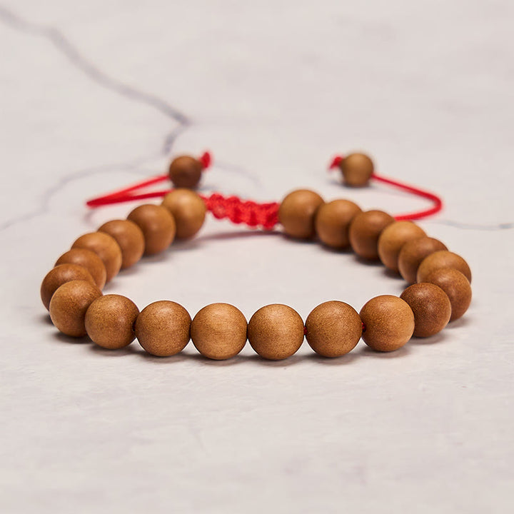 Buddha Stones Erdendes Sandelholz-Armband aus tibetischen Sandelholzperlen - image 4