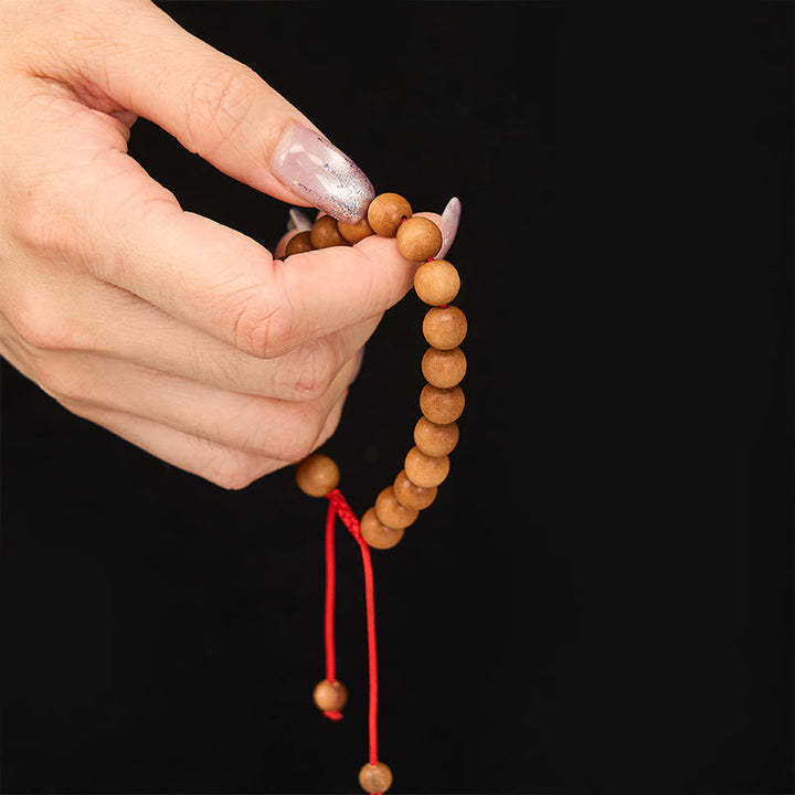 Buddha Stones Erdendes Sandelholz-Armband aus tibetischen Sandelholzperlen - image 6