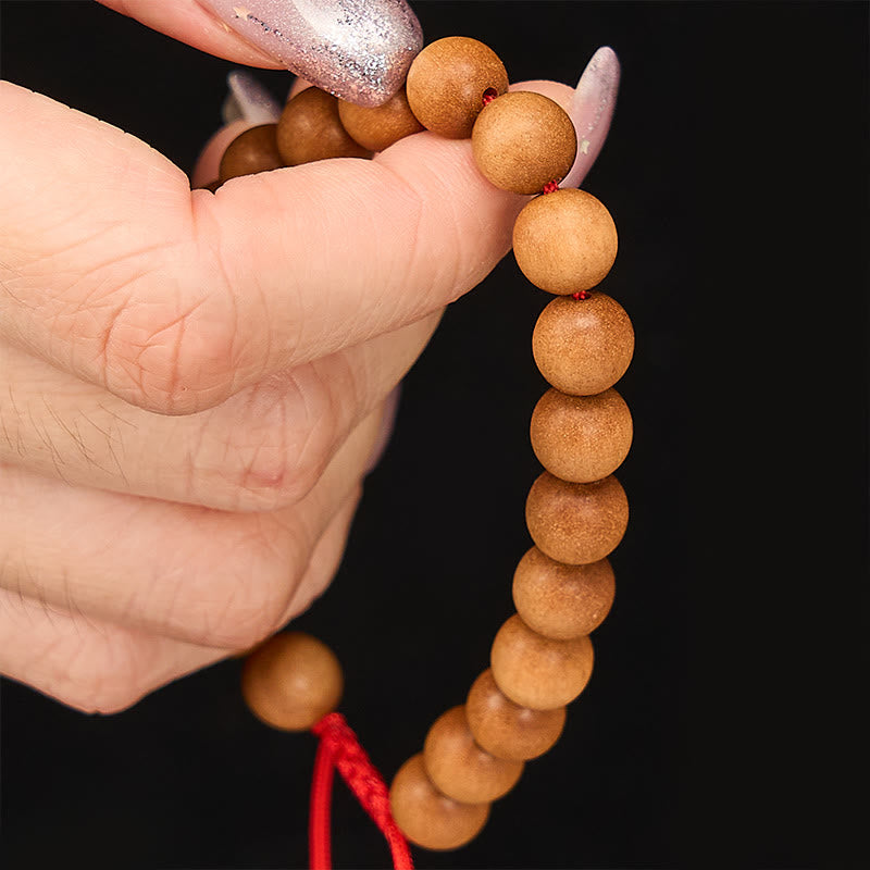 Buddha Stones Erdendes Sandelholz-Armband aus tibetischen Sandelholzperlen - image 7