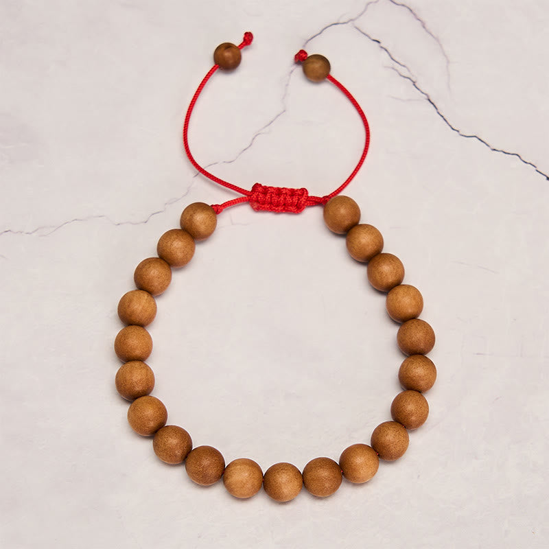Buddha Stones Erdendes Sandelholz-Armband aus tibetischen Sandelholzperlen - image 3