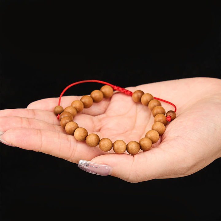 Buddha Stones Erdendes Sandelholz-Armband aus tibetischen Sandelholzperlen - image 8