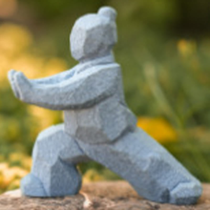 Buddha Stones Harz Yin Yang Balance Tai Chi Figur Achtsames Wohndekor - image 18