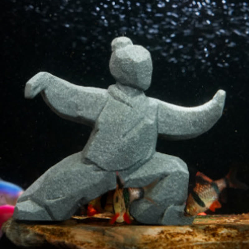 Buddha Stones Harz Yin Yang Balance Tai Chi Figur Achtsames Wohndekor - image 5