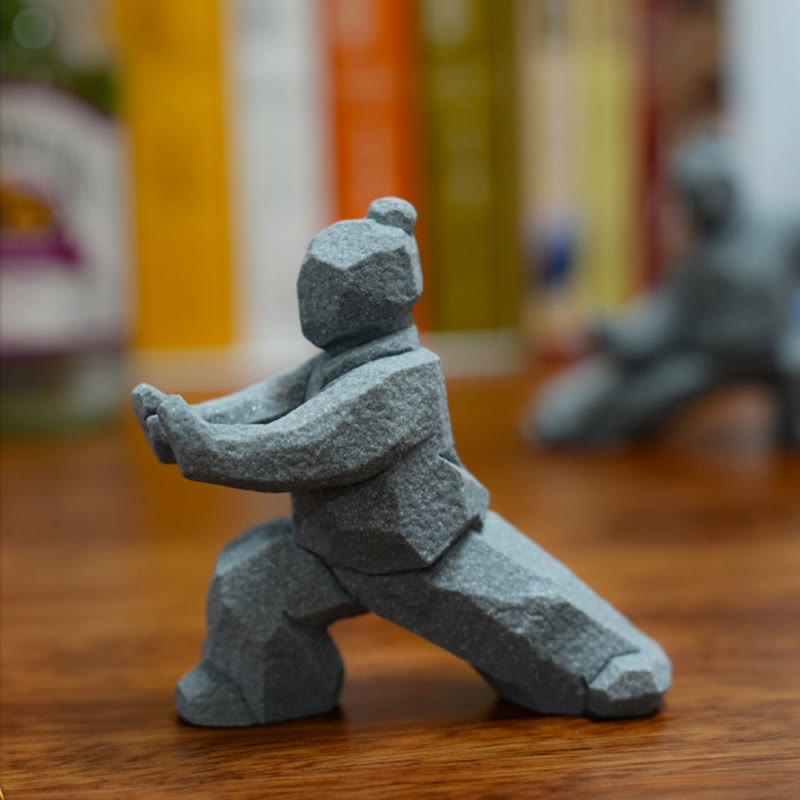 Buddha Stones Harz Yin Yang Balance Tai Chi Figur Achtsames Wohndekor - image 16