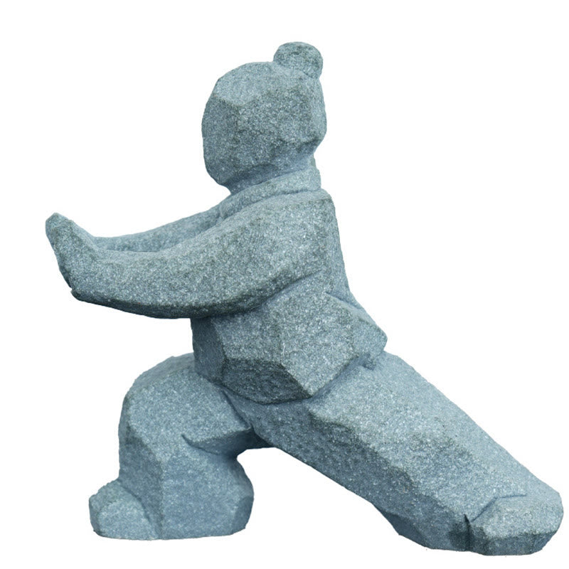 Buddha Stones Harz Yin Yang Balance Tai Chi Figur Achtsames Wohndekor - image 19