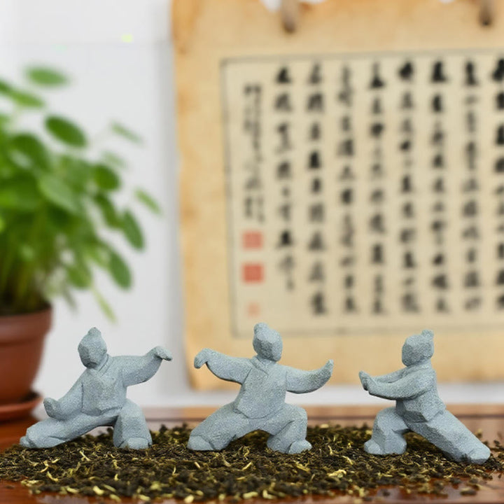 Buddha Stones Harz Yin Yang Balance Tai Chi Figur Achtsames Wohndekor - image 20