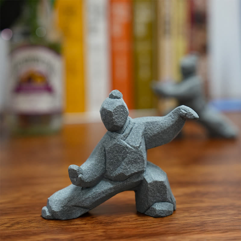 Buddha Stones Harz Yin Yang Balance Tai Chi Figur Achtsames Wohndekor - image 10