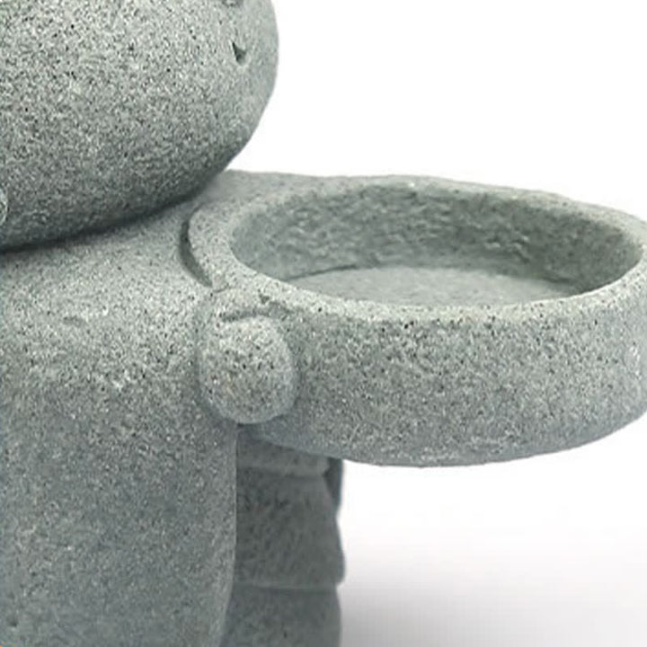 Buddha Stones Buddha-Statue aus Kunstharz mit Kerzenhalter (ohne Kerze) - image 14