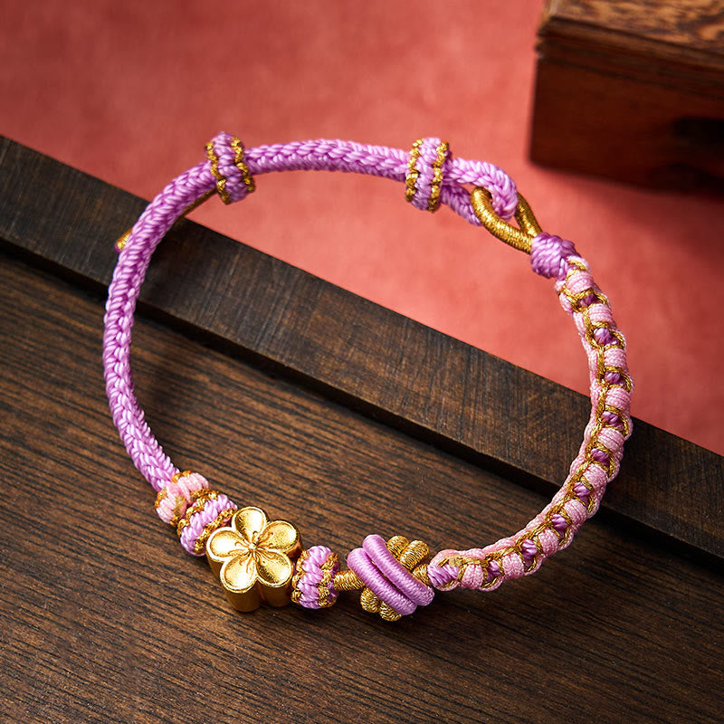Buddha Stones Verstellbares Armband mit geflochtenem Seilknoten - image 27