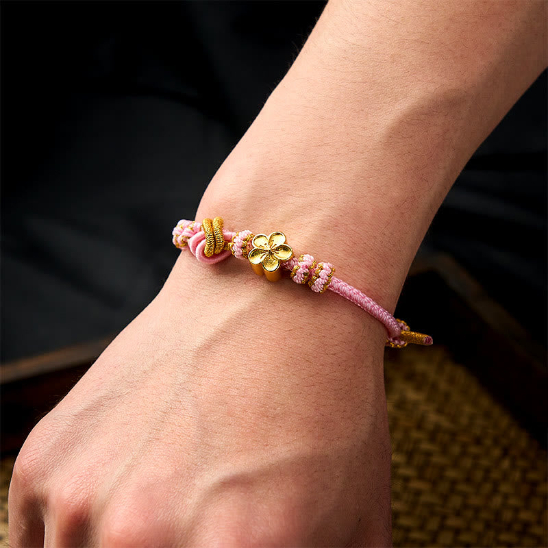 Buddha Stones Verstellbares Armband mit geflochtenem Seilknoten - image 25