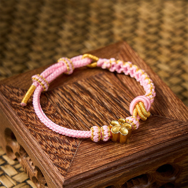 Buddha Stones Verstellbares Armband mit geflochtenem Seilknoten - image 23