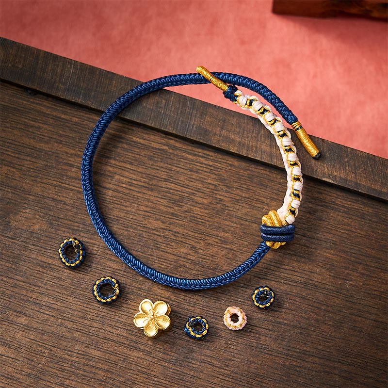 Buddha Stones Verstellbares Armband mit geflochtenem Seilknoten - image 19