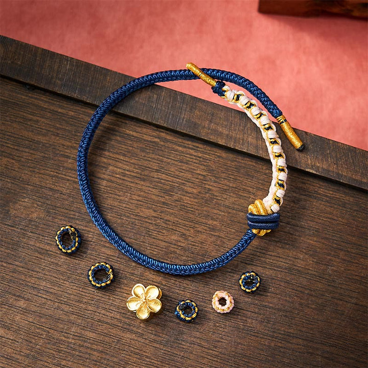 Buddha Stones Verstellbares Armband mit geflochtenem Seilknoten - image 19