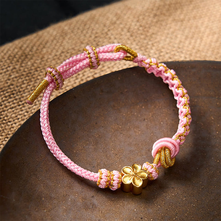 Buddha Stones Verstellbares Armband mit geflochtenem Seilknoten - image 22