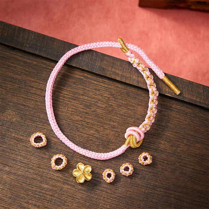 Buddha Stones Verstellbares Armband mit geflochtenem Seilknoten - image 24