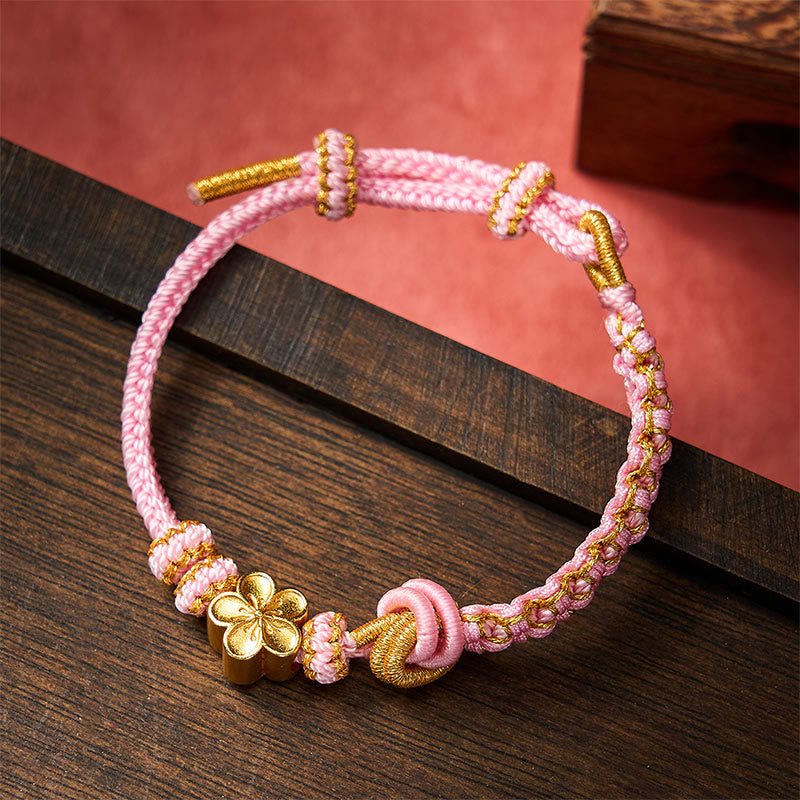 Buddha Stones Verstellbares Armband mit geflochtenem Seilknoten - image 21
