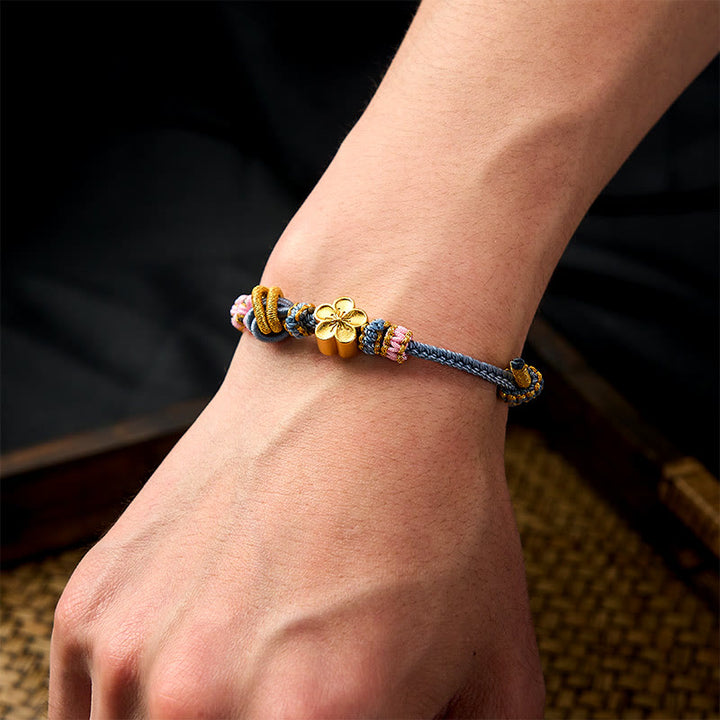 Buddha Stones Verstellbares Armband mit geflochtenem Seilknoten - image 37
