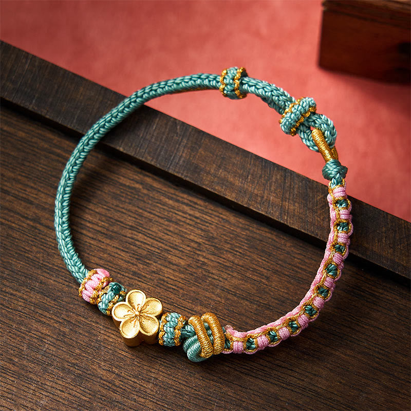 Buddha Stones Verstellbares Armband mit geflochtenem Seilknoten - image 13