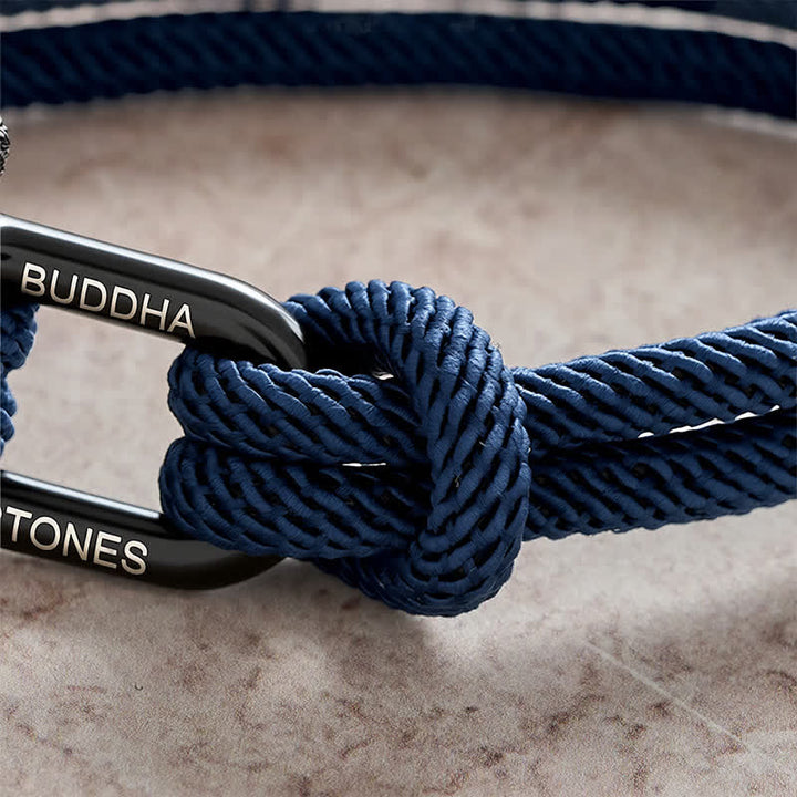 Buddha Stones Armband zur Verstärkung von Seilen mit Schäkeln aus Titanstahl - image 3