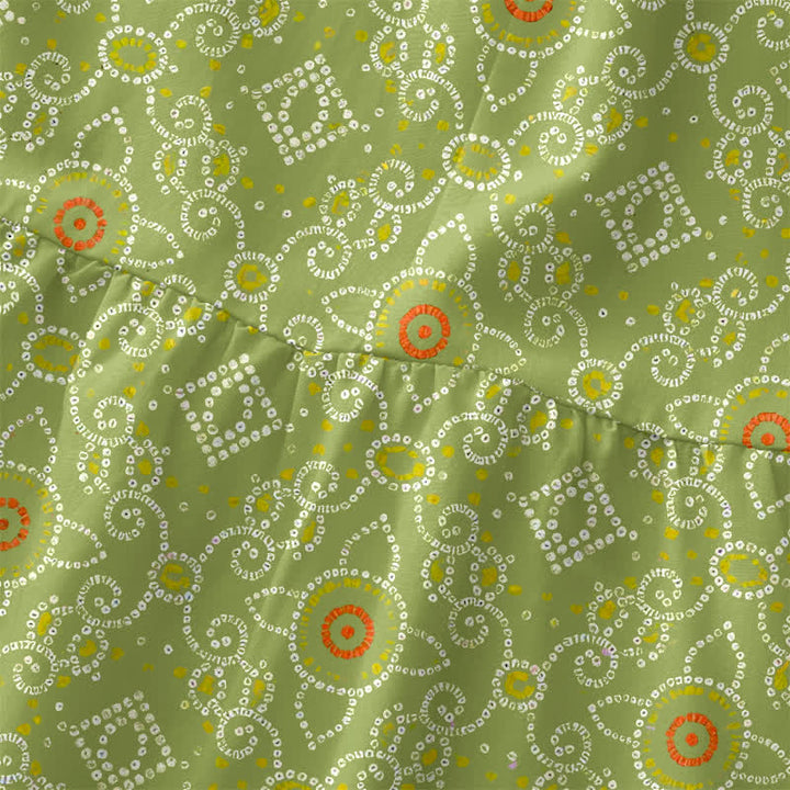Buddha Stones Sommerliches, lässiges, ärmelloses Midikleid für Damen mit geometrischem Blumenmuster im Boho-Stil und Taschen - image 1