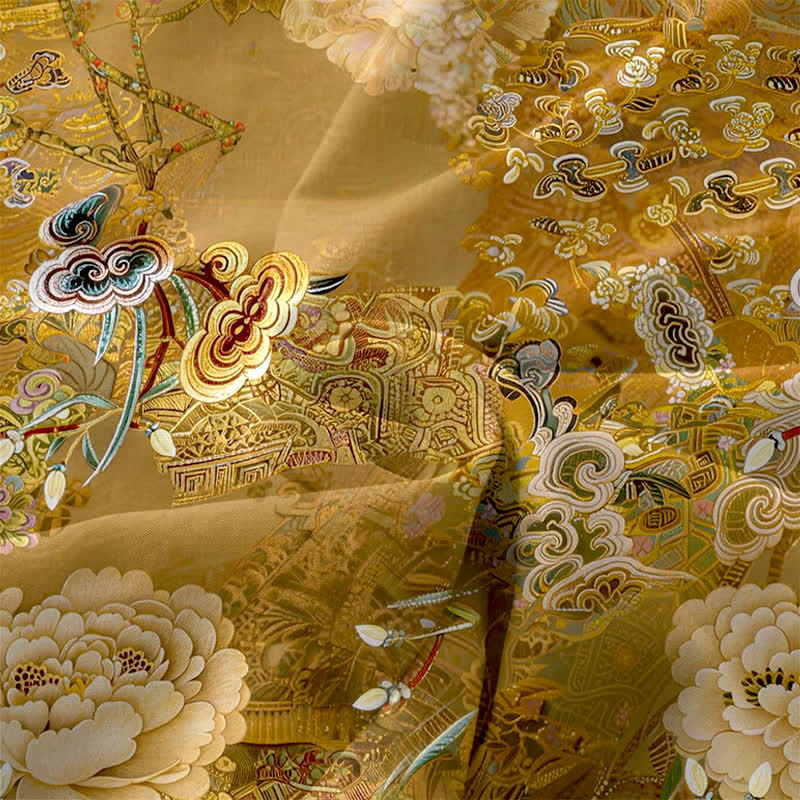 Buddha Stones Lässiges, sommerliches Damen-Midikleid im Vintage-Stil mit Paisley-Blumenmuster, ärmellos und mit Taschen - image 3