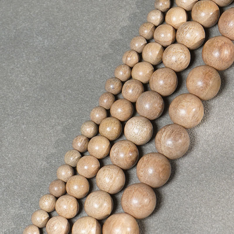 Buddha Stones Natürliche Kampferholz-Mala „Durchhaltevermögen“ mit 108 Perlen - image 10