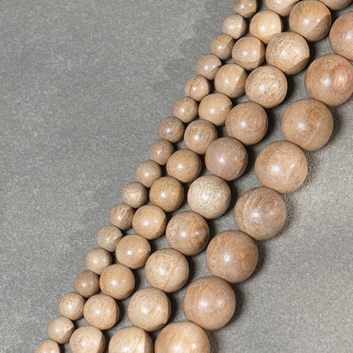 Buddha Stones Natürliche Kampferholz-Mala „Durchhaltevermögen“ mit 108 Perlen - image 10
