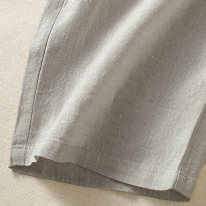 Buddha Stones Lässige, minimalistische Caprihose für Damen, gerades Bein, mit Taschen, ideal für Frühling und Sommer - image 34