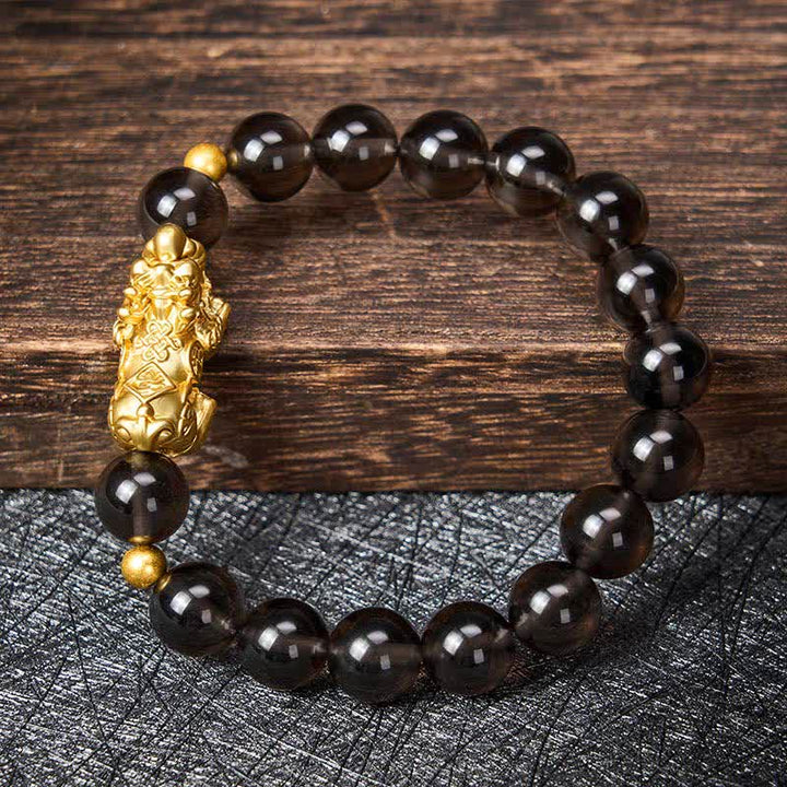Buddha Stones PiXiu Eis-Obsidian-Armband - image 3