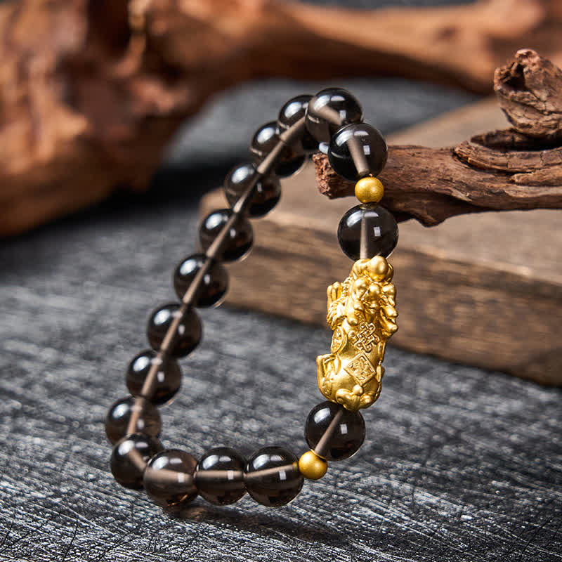 Buddha Stones PiXiu Eis-Obsidian-Armband - image 2