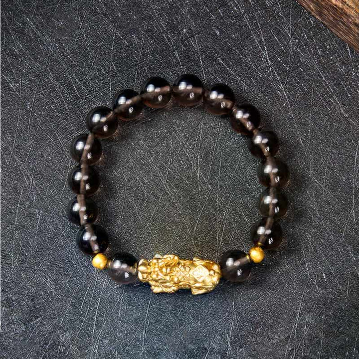 Buddha Stones PiXiu Eis-Obsidian-Armband - image 1