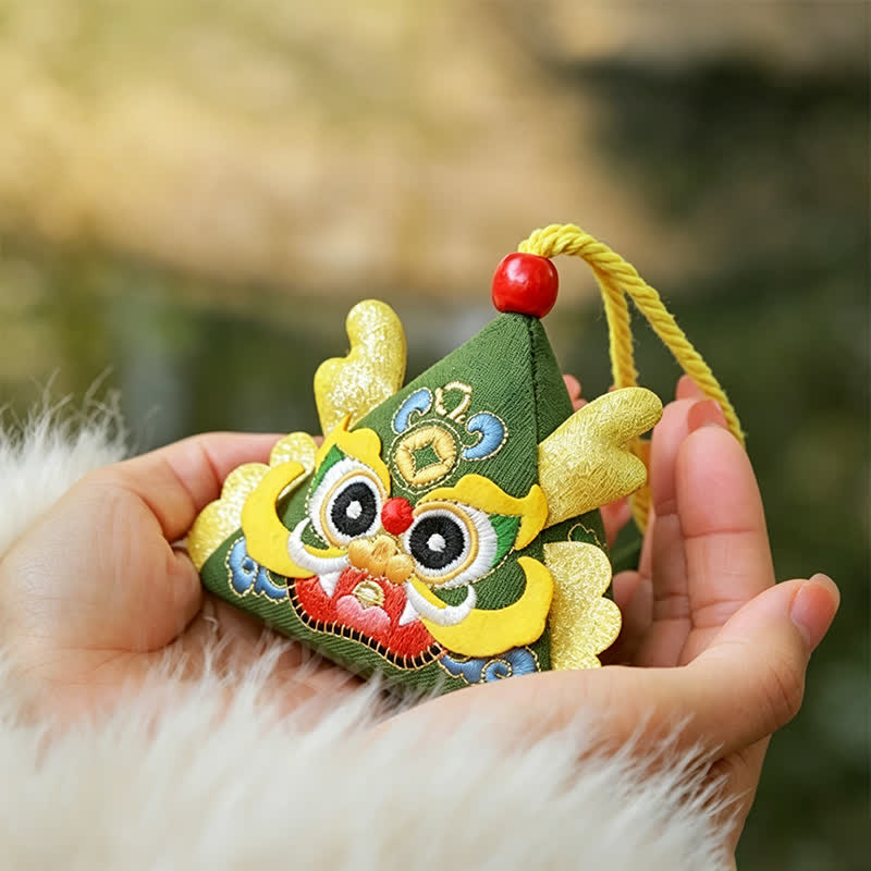 Buddha Stones Charmantes Drachen-Tiger-Schlangen-Dreieck-Tierdekor - image 5