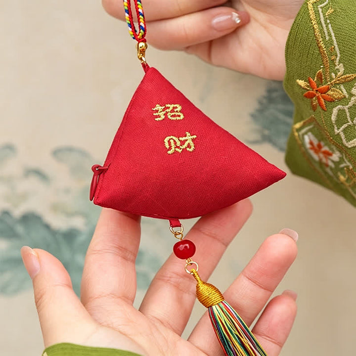 Buddha Stones Stickerei Zongzi Dreieck Skorpion Niedliche Tierdekoration - image 5