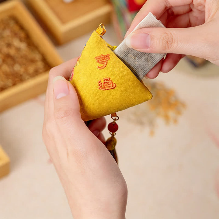 Buddha Stones Stickerei Zongzi Dreieck Skorpion Niedliche Tierdekoration - image 12