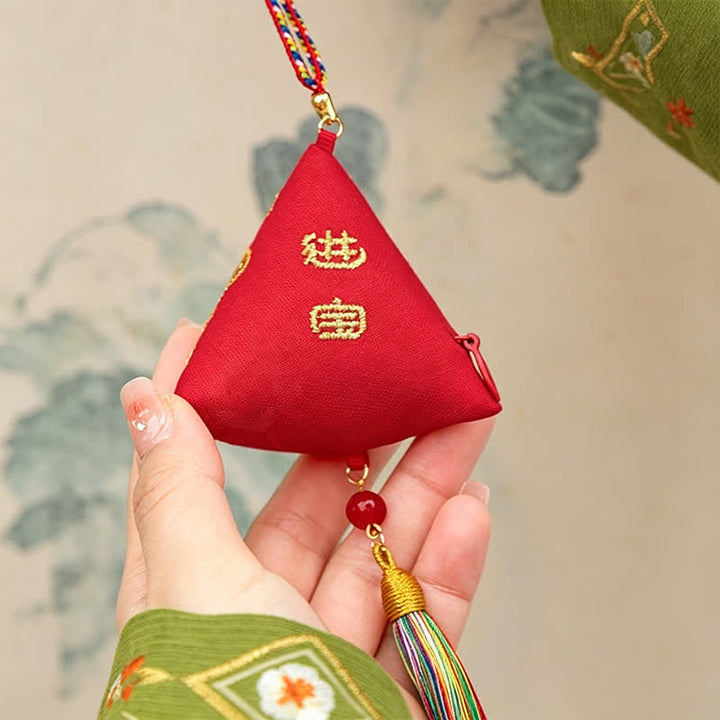 Buddha Stones Stickerei Zongzi Dreieck Skorpion Niedliche Tierdekoration - image 6